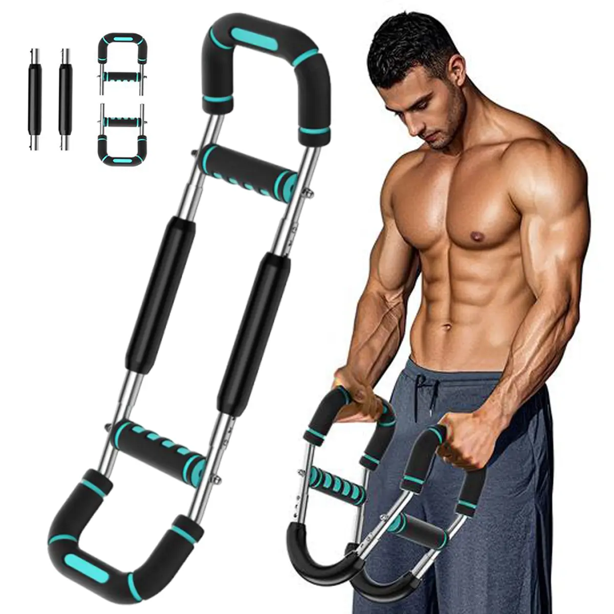 Sports Equipment At Home - Adjustable Power Twister Bar Arm Trainer,