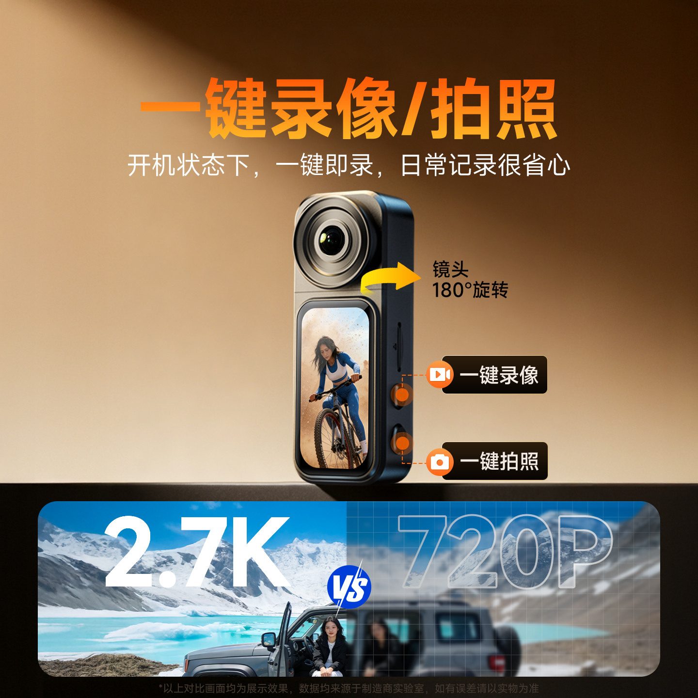 2.7K Pocket Action Camera, Equ - Sports Equipment Video reseña y precio