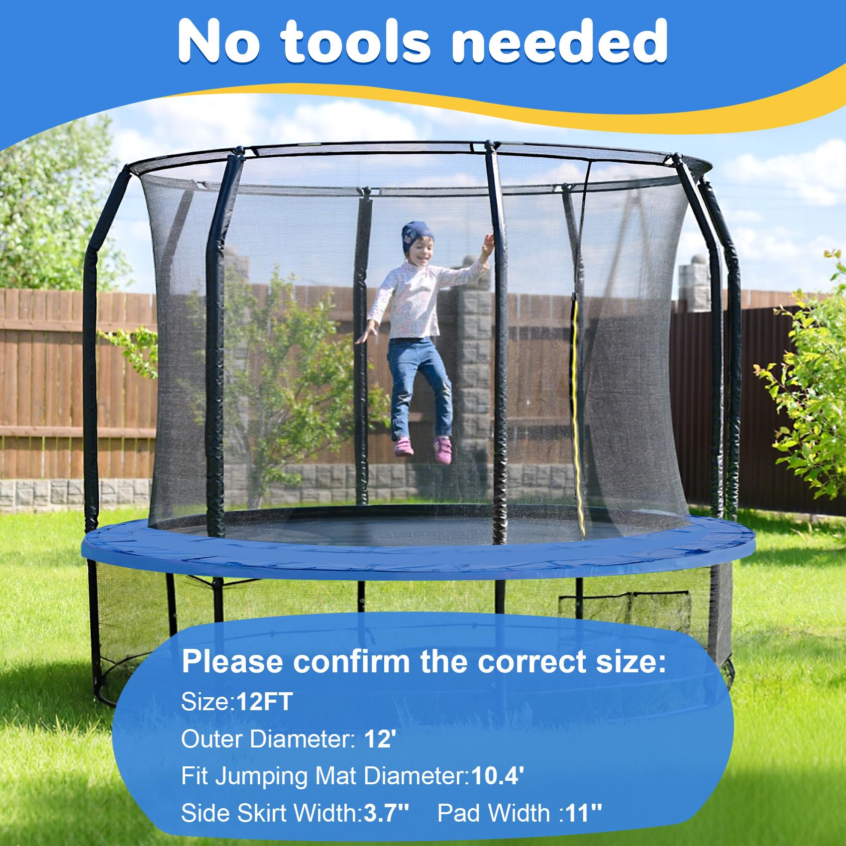 Trampoline Pad Replacement, 6F - Trampoline Spring Cover reseña y precio