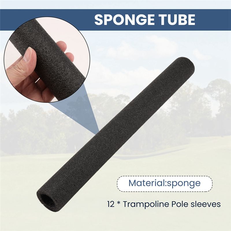 6Pcs 35.4In Trampoline Pole Fo - Trampoline Spring Cover reseña y precio