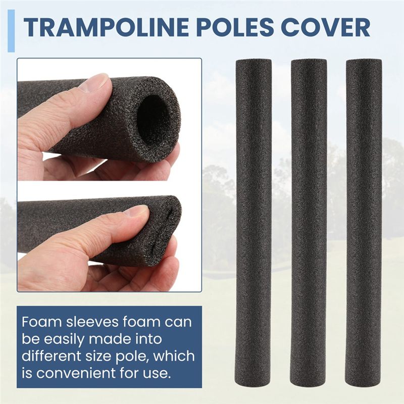 6Pcs 35.4In Trampoline Pole Fo - Trampoline Spring Cover reseña y precio
