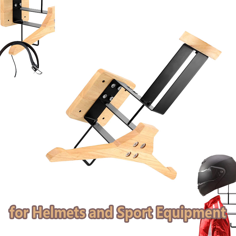 Wood Motorcycle Helmet Holder  - Sports Equipment At Home reseña y precio