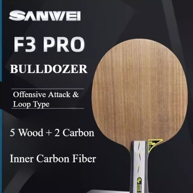 SANWEI F3 PRO BULLDOZER Table  - Table Tennis Paddle reseña y precio