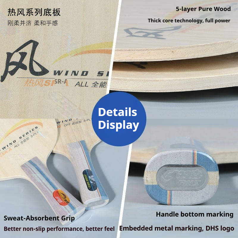DHS WIND SERIES Table Tennis B - Table Tennis Paddle reseña y precio