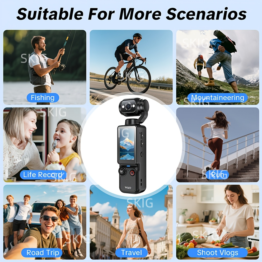 SKIG 1080P Sports Action Camer - Sports Equipment Video reseña y precio