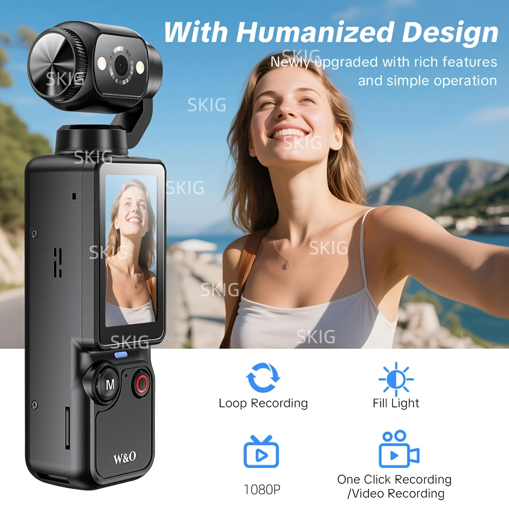 SKIG 1080P Sports Action Camer - Sports Equipment Video reseña y precio