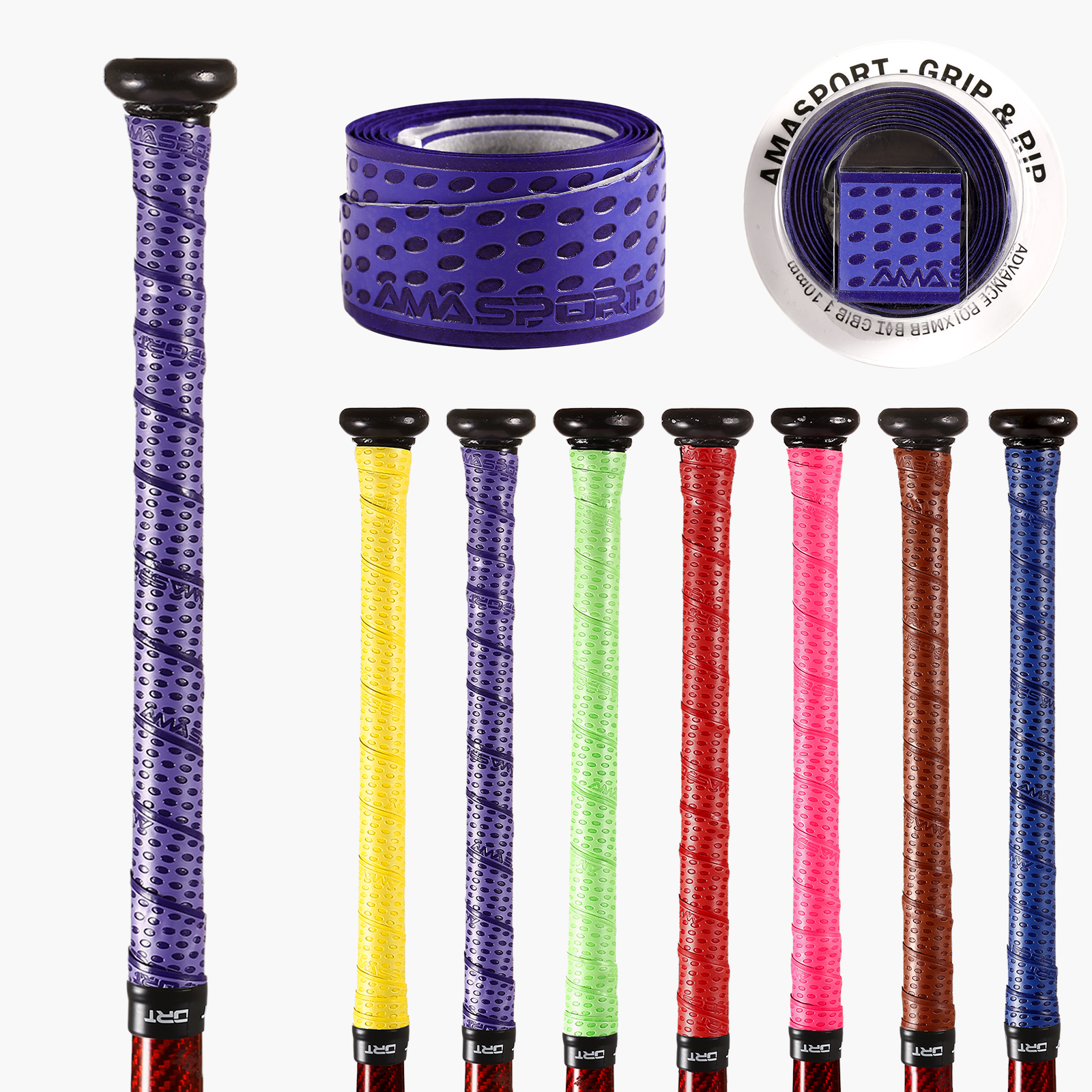 AMASPORT Baseball Bat Grip 1.1 - Cricket Bat Tape Ball reseña y precio