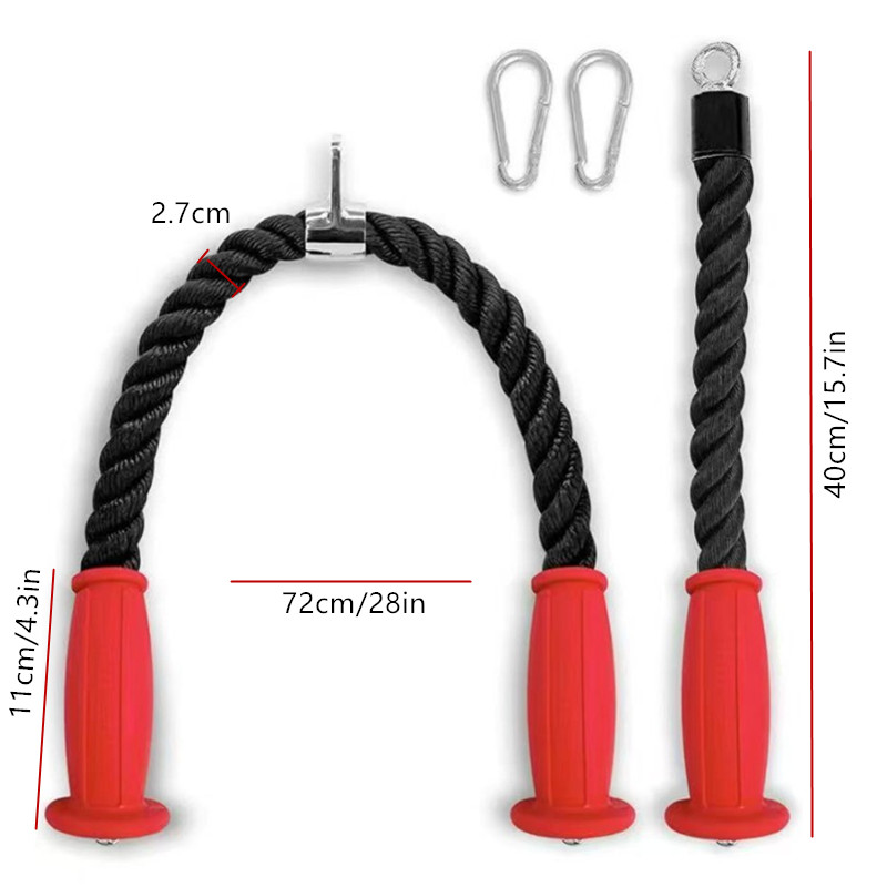 Ergonomic Tricep Ropes Non-Sli - Sports Equipment At Home reseña y precio