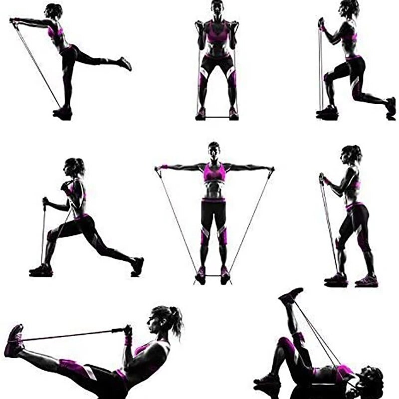 Resistance Bands With Handles, - Sports Equipment At Home reseña y precio