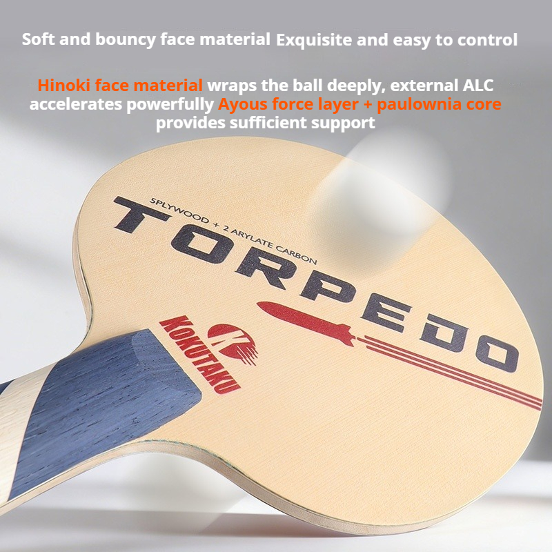 KOKUTAKU TORPEDO Table Tennis  - Table Tennis Paddle reseña y precio