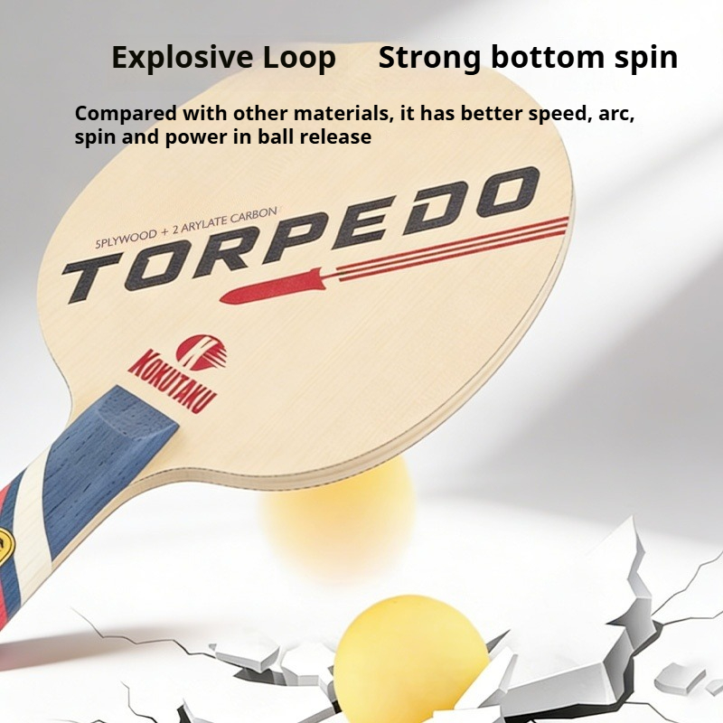 KOKUTAKU TORPEDO Table Tennis  - Table Tennis Paddle reseña y precio