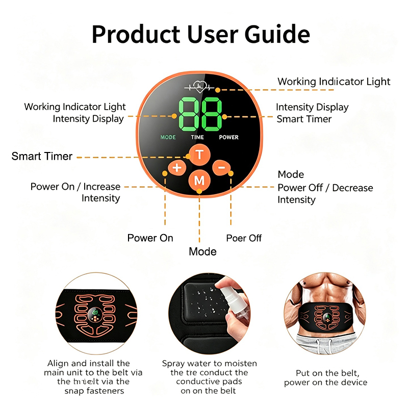 Abdominal Toning Belt Smart Ab - Sports Equipment At Home reseña y precio