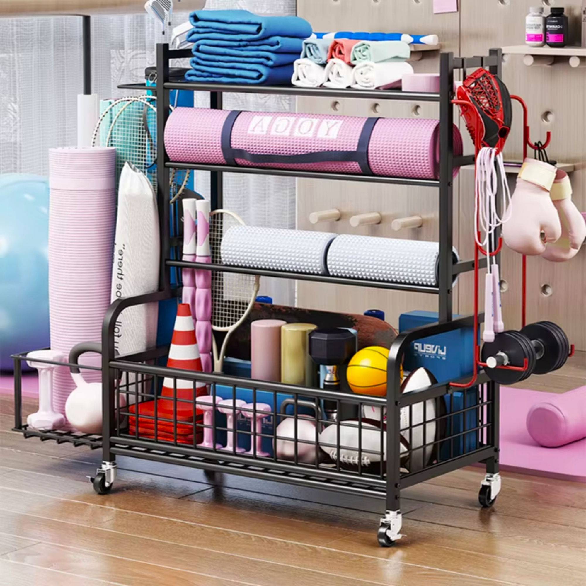Blacksmith 4 Tier Storage Rack - Sports Equipment Kitchener reseña y precio