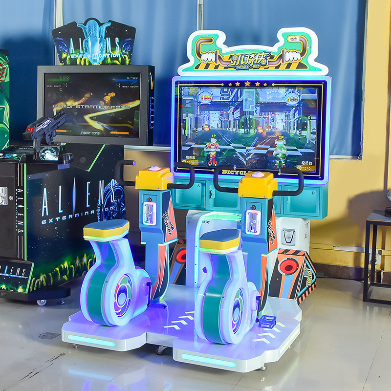 Coin-operated bicycle simulati - Sports Equipment Video reseña y precio