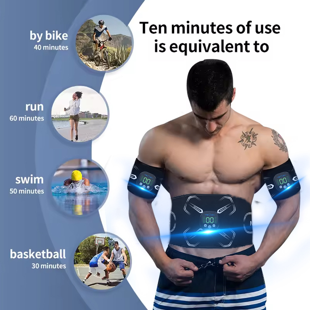 EMS Muscle Stimulator Abdomina - Sports Equipment At Home reseña y precio